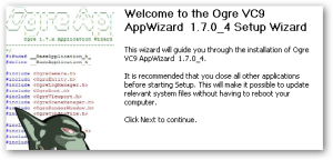 Ogre App Wizard